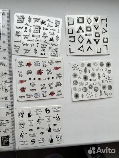 Слайдеры для ногтей 11 штук