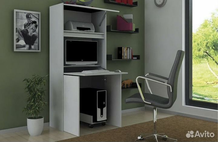 Компьютерный стол-шкаф