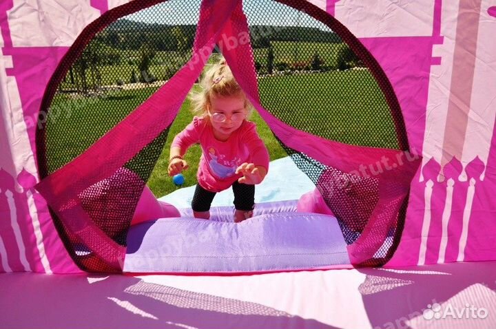 Надувной батут Happy Hop Принцесса 9201P