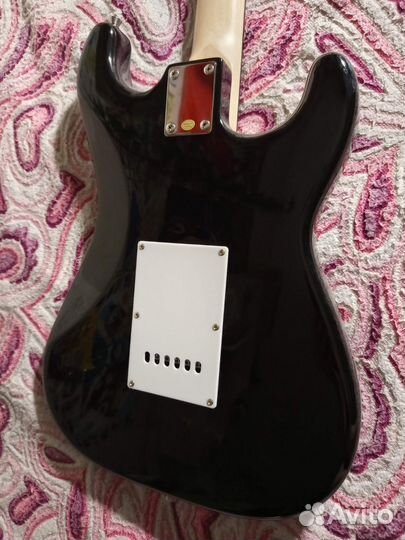 Электрогитара леворукая Aria STG-004-L BK, чёрная