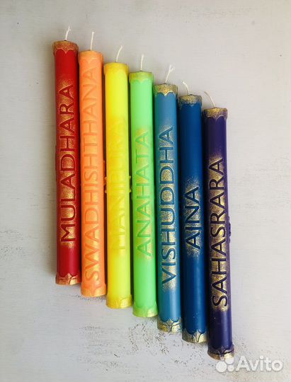 Свечи чакровые