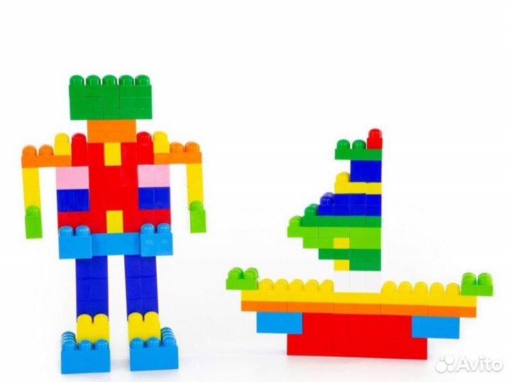 Конструктор Полесье Великан 162 эл