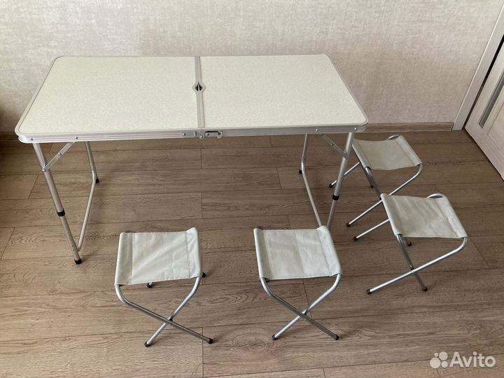 Стол туристический + 4 стула