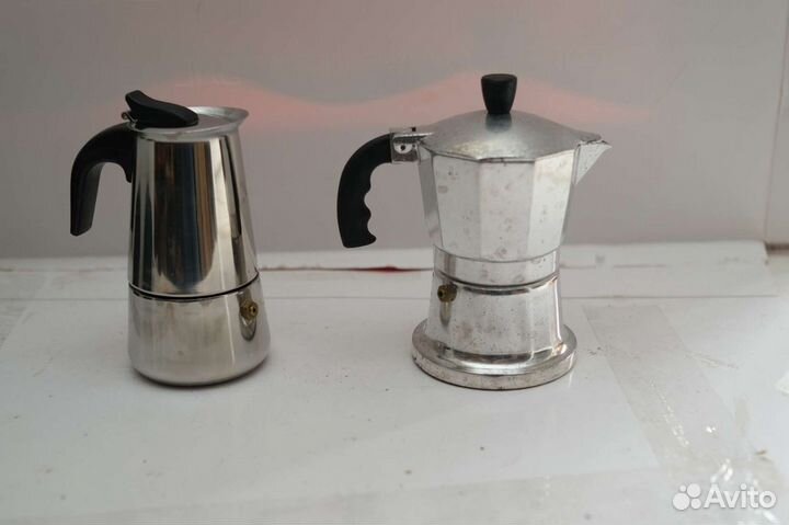 Гейзерная кофевака на 1 чашку или 2 не большие