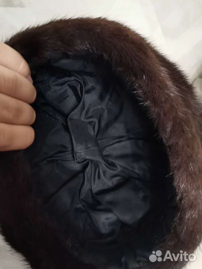 Шапка норковая женская