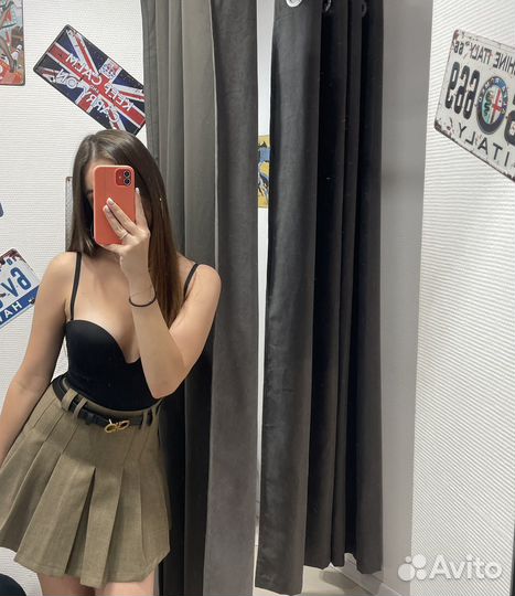 Боди женское черное