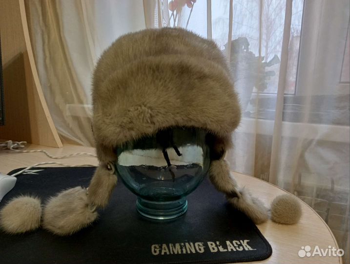 Шапка ушанка женская мех