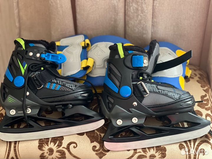 Коньки детские раздвижные 27 30