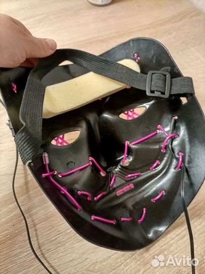 Маска с сведодиотом