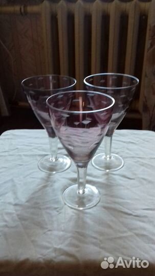 Посуда из цветного стекла СССР