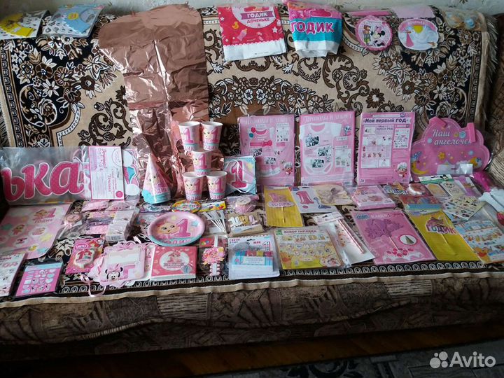 Первый день рождения для девочки декор