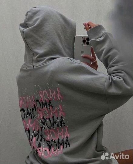 Толстовка женская теплая