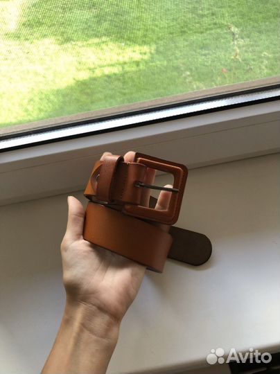 Ремень кожаный