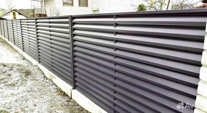 Заборы жалюзи с доставкой