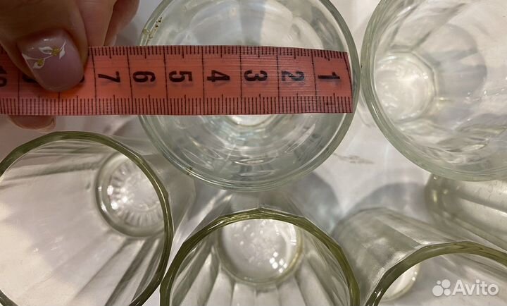 Граненые стопки СССР 6 шт