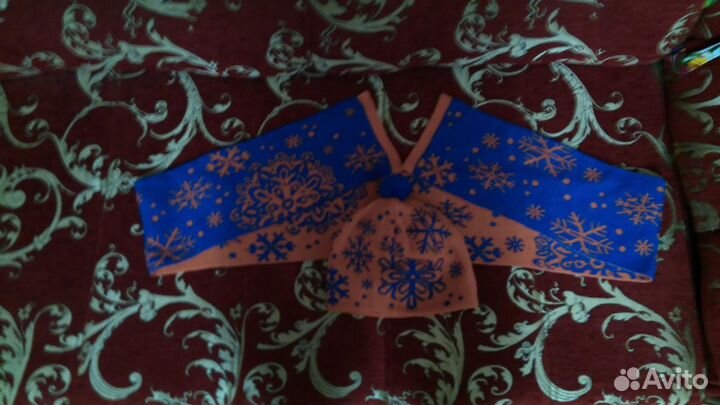 Шапка + шарф(Новогодний подарок)