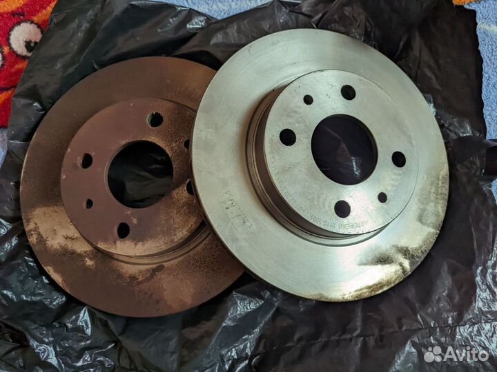 Тормозные вентилируемые диски для ваз 2110 r13