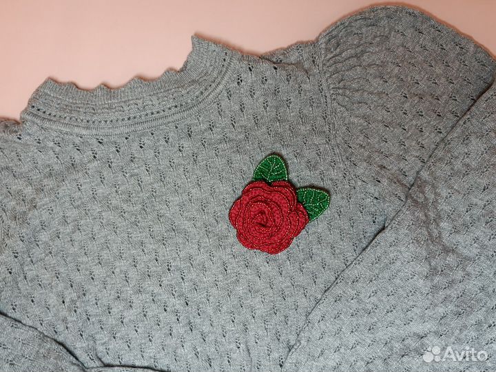 Брошь ручная работа 