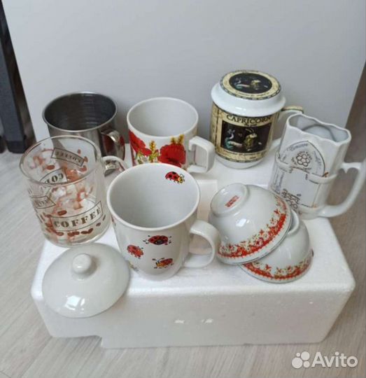 Бокалы, пиалы