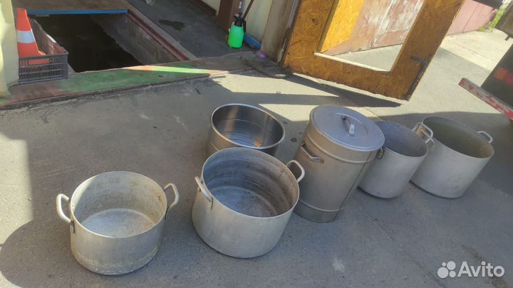 Кастрюля алюминиевая 50 литров