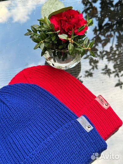 Шапка женская вязаная ручная работа