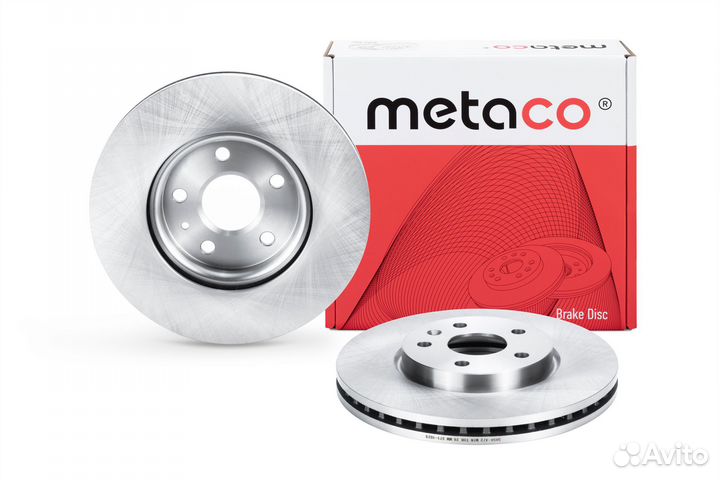 Диск тормозной передний вентилируемый Metaco 3050-472