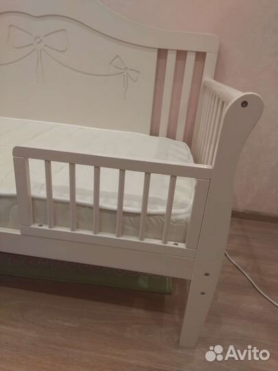 Детская кровать для девочек Giovanni + матрас