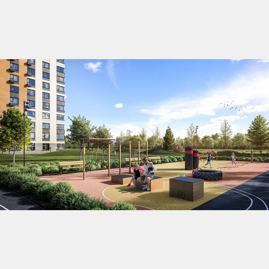 2-к. квартира, 55,6 м², 2/9 эт.