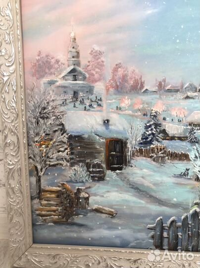 Картина маслом на холсте пейзаж