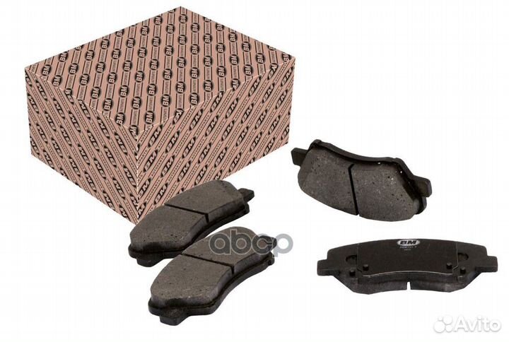 Колодки тормозные дисковые передние, усиленные