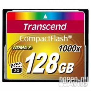 Transcend Compact Flash 1000X 128GB