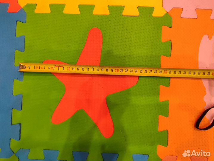 Детский развивающий коврик пазл (мягкий пол)