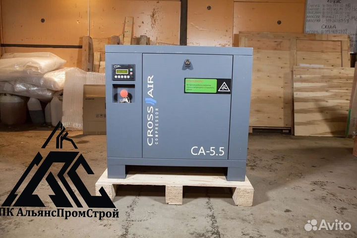 Стационарный винтовой компрессор CA5.5-8RA (IP54)