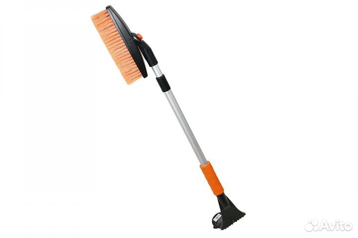 Щётка для снега телескопич со скребком 100см Оптом
