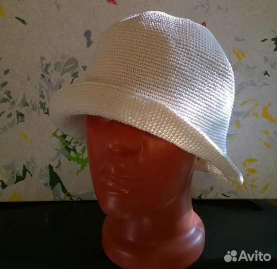 Панама вязаная. Шляпа 