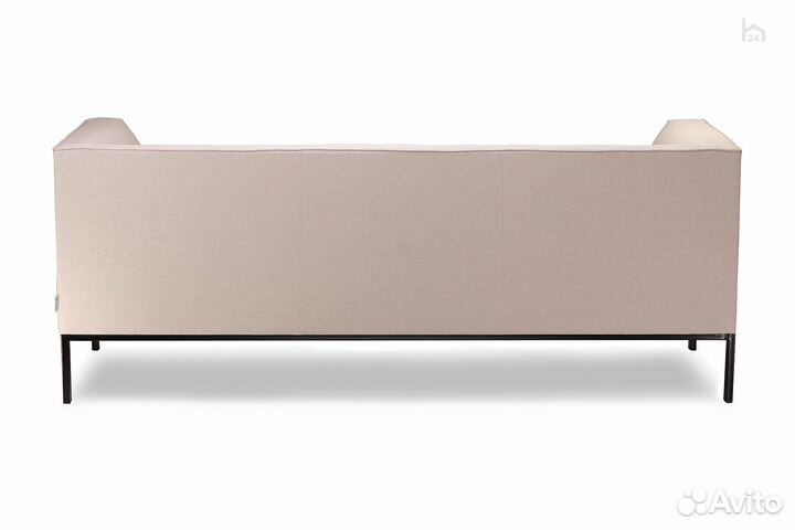 Прямой диван трехместный Эриче Комфорт Рогожка