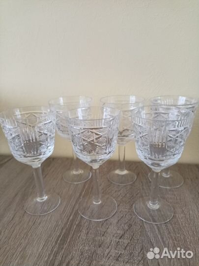 Рюмки хрусталь на ножке