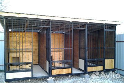 Вольер с выгулом для собак