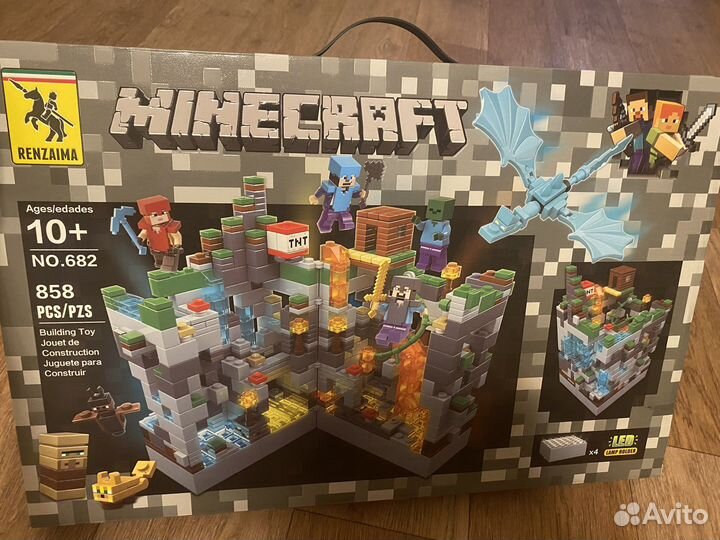 Конструктор lego майнкрафт сетящийся