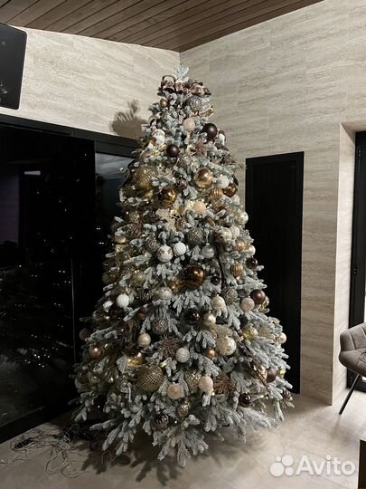 Искусственная елка Скандинавская Заснеженная 185 с