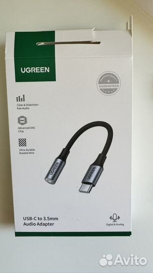Адаптер USB-C - Jack 3.5mm Samsung/Apple
