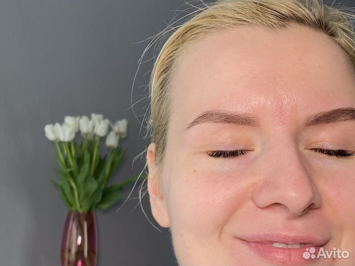 Брови макияж прически