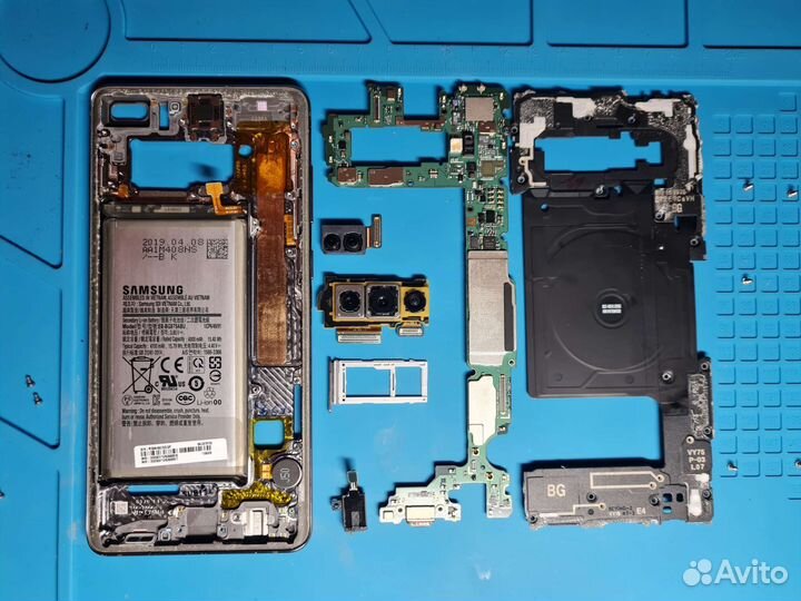 Samsung s10 plus разбор запчасти