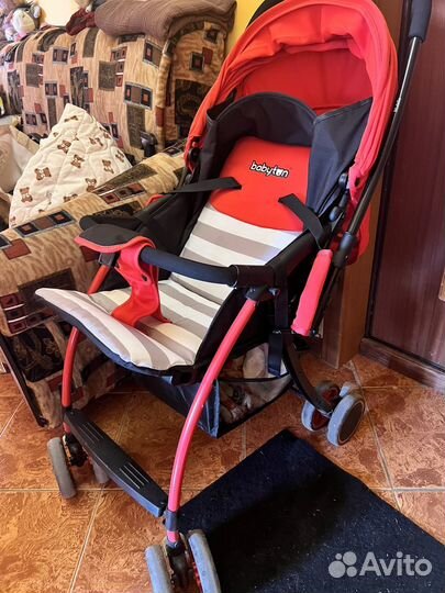 Коляска Babyton mobile red