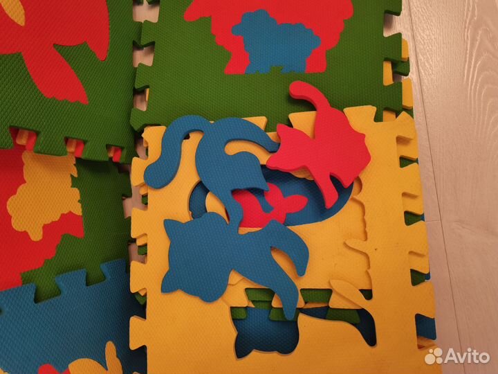Коврик большой мозайка детский ковёр пенка