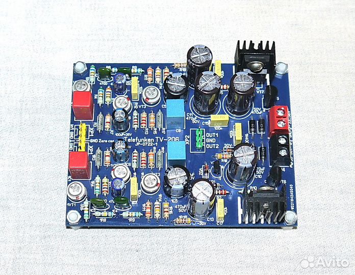 MM Фонокорректор GE транзисторах Telefunken TV-206