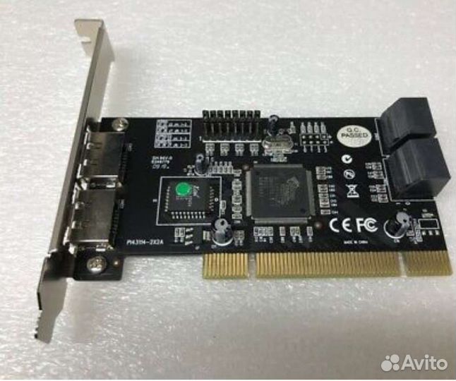 Контроллер PCI 4x SATA + 2 e-sata SIL3114