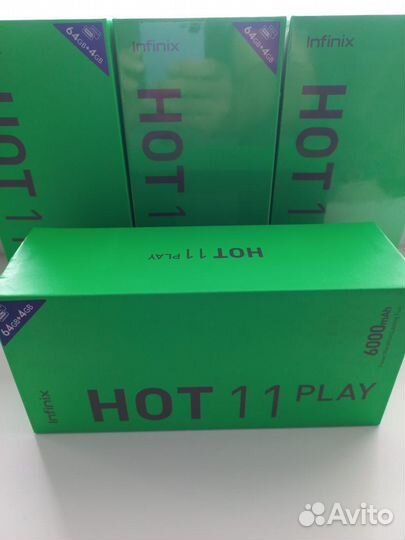 Телефон infinix hot 11 play 4/64 новый