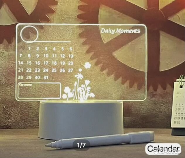 Календарь, светодиодная доска для заметок