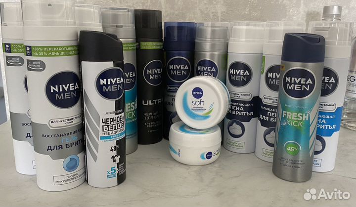 Пена для бритья,бальзам после бритья,нивея nivea